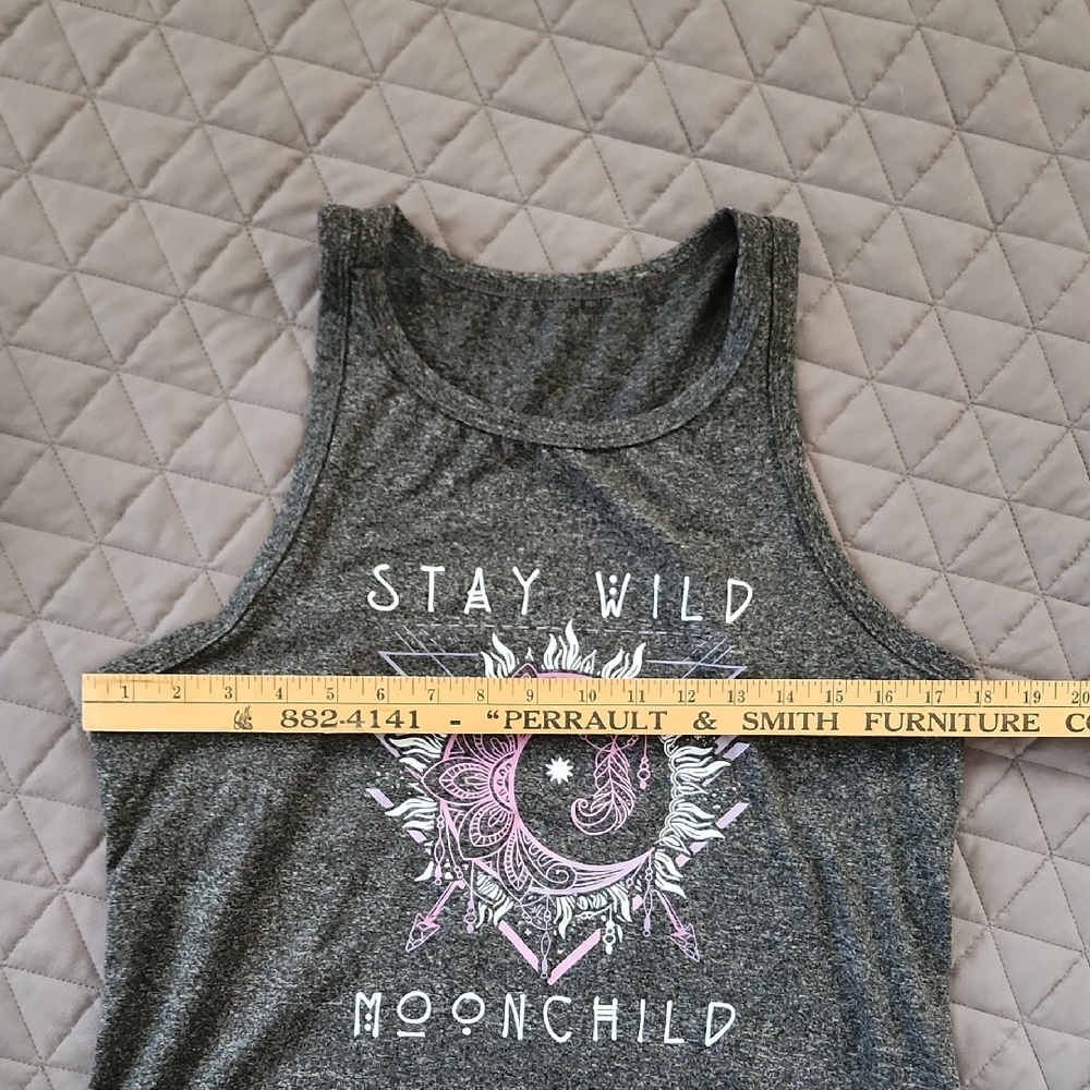 Stay Wild Moon Child Shein Tank Top-Size Medium - Picture 3 of 5